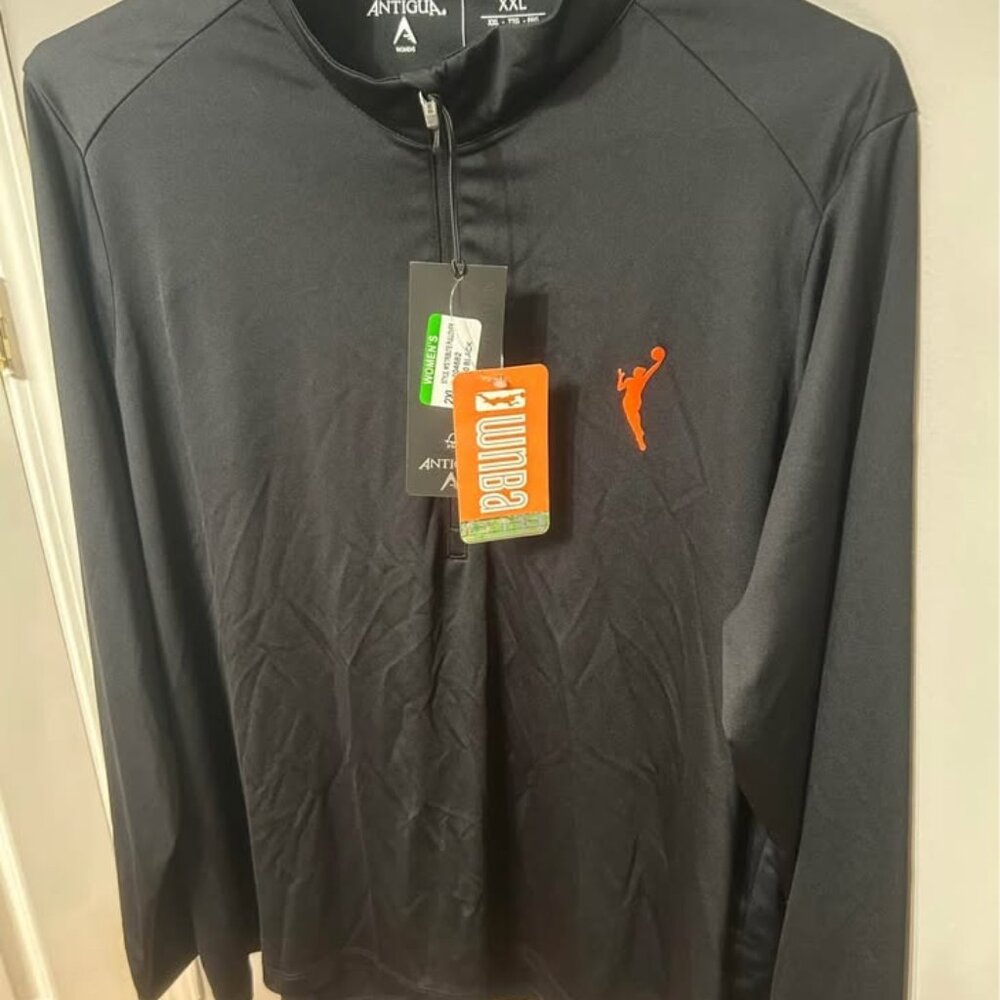 NWT WNBA Antigua Logowoman Half-Zip Pullover Women’s Sz XXL